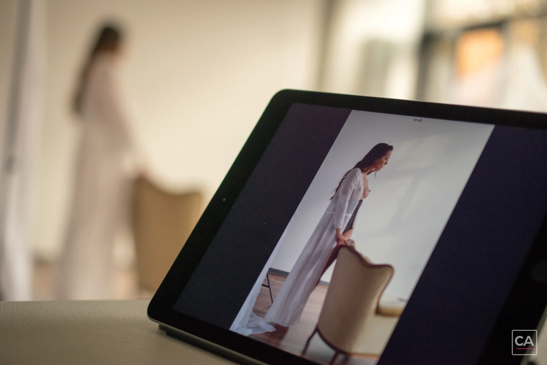 Making-of eines Fotoshootings